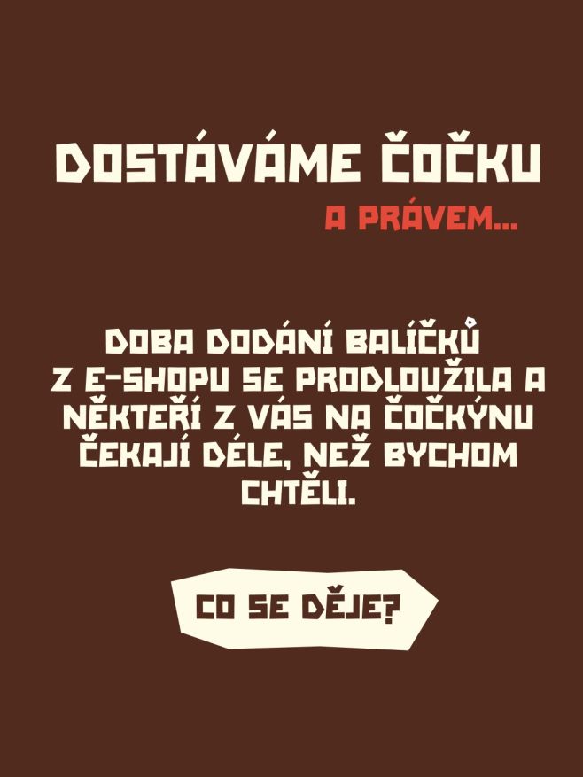 Děkujeme za trpělivost.🤎 V případě potřeby individuálního řešení nám neváhejte napsat.💌